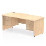 Impulse 1800mm Panel End Straight Desk With Two Fixed Pedestal - Image 16