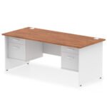 Impulse 1800mm Panel End Straight Desk With Two Fixed Pedestal - Image 29