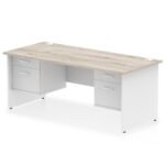 Impulse 1800mm Panel End Straight Desk With Two Fixed Pedestal - Image 11