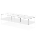 Evolve Plus B2B Bench Desk - 6 Person - Image 35