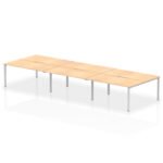 Evolve Plus B2B Bench Desk - 6 Person - Image 29