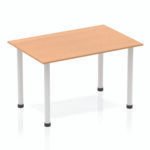 Impulse 1200mm Straight Table With Post Leg - Image 19