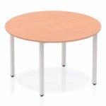 Impulse Round Table With Box Frame Leg