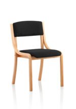 Madrid Wooden Frame Visitor Chair with Arms - Image 2