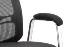 Portland Medium Mesh Back (Straight Leg) Visitor Chair with Arms - Image 3