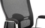Portland Medium Mesh Back (Straight Leg) Visitor Chair with Arms - Image 6