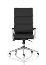 Savoy High Back Executive Black Leather Office Chair with Arms - Image 2