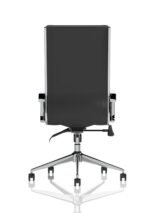 Savoy High Back Executive Black Leather Office Chair with Arms - Image 6