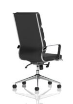 Savoy High Back Executive Black Leather Office Chair with Arms - Image 7