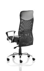 Vegas High Back Black Executive Office Chair with Arms - Image 3