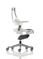 Zure High Back White Shell Executive Office Chair with Arms - Image 5