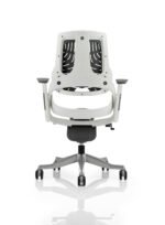 Zure High Back White Shell Executive Office Chair with Arms - Image 9