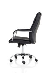 Carter High Back Black Leather Executive Office Chair with Arms - Image 4