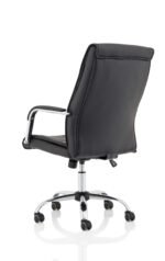 Carter High Back Black Leather Executive Office Chair with Arms - Image 5