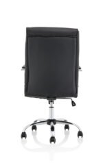 Carter High Back Black Leather Executive Office Chair with Arms - Image 6