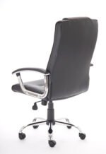 Thrift High Back Executive Black Leather Office Chair with Arms - Image 5