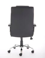 Thrift High Back Executive Black Leather Office Chair with Arms - Image 6