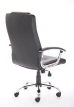 Thrift High Back Executive Black Leather Office Chair with Arms - Image 7