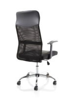 Vegalite High Mesh Back Black Executive Office Chair with Arms - Image 7