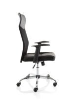 Vegalite High Mesh Back Black Executive Office Chair with Arms - Image 8