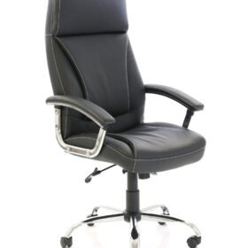 Penza High Back Executive Leather Office Chair with Arms
