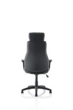 Winsor Medium Back Executive Black Leather Office Chair with Arms - Image 6
