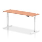 Air Height Adjustable Slimline Desk With Cable Ports - Image 17