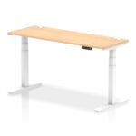 Air Height Adjustable Slimline Desk With Cable Ports - Image 5