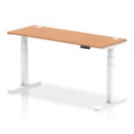 Air Height Adjustable Slimline Desk With Cable Ports - Image 8
