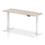 Air Height Adjustable Slimline Desk With Cable Ports - Image 2