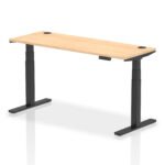Air Height Adjustable Slimline Desk With Cable Ports - Image 3