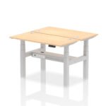 Air Back-to-Back Slimline Height Adjustable Bench Desk - 2 Person - Image 11