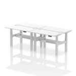 Air Back-to-Back Slimline Height Adjustable Bench Desk - 4 Person - Image 20