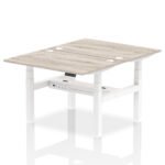 Air Back-to-Back Height Adjustable Bench Desk - 2 Person - Image 9