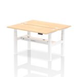 Air Back-to-Back Slimline Height Adjustable Bench Desk - 2 Person - Image 33
