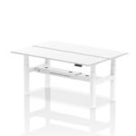 Air Back-to-Back Slimline Height Adjustable Bench Desk - 2 Person - Image 84