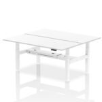 Air Back-to-Back Height Adjustable Bench Desk - 2 Person - Image 84