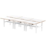 Oslo Air Back-to-Back Height Adjustable Bench Desk - Image 3