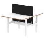 Oslo Air Back-to-Back Height Adjustable Bench Desk - Image 4