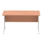 Impulse 1400mm Straight Desk Cable Managed Leg - Image 2