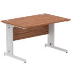 Impulse 1200mm Straight Desk Cable Managed Leg - Image 67