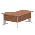 Impulse 1600mm Left Crescent Desk Cable Managed Leg - Image 46