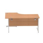 Impulse 1600mm Left Crescent Desk Cable Managed Leg - Image 35