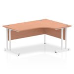Impulse 1600mm Right Crescent Desk Cantilever Leg - Image 2
