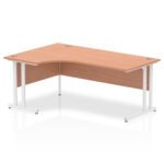 Impulse 1800mm Left Crescent Desk Cantilever Leg - Image 2