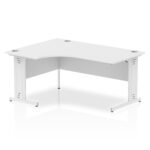 Impulse 1600mm Left Crescent Desk Cable Managed Leg - Image 60