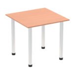 Impulse Square Table With Post Leg - Image 3