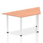 Impulse Trapezium Table With Post Leg - Image 3