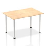 Impulse 1400mm Straight Table With Post Leg - Image 12