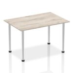Impulse 1400mm Straight Table With Post Leg - Image 7